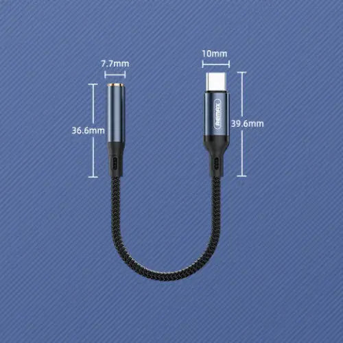 Адаптер USB Type C към Мini jack 3.5mm Remax