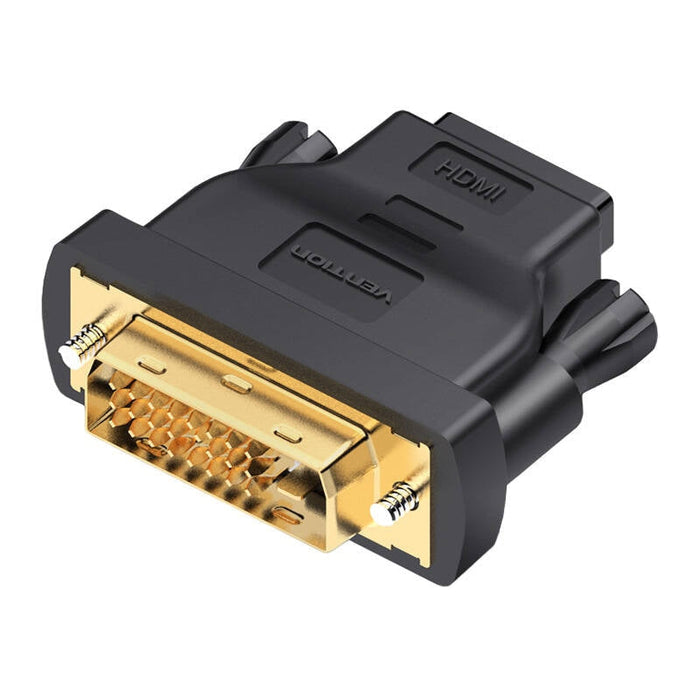 Адаптер Vention ECDB0 DVI (24+1) мъжки към HDMI женски черен