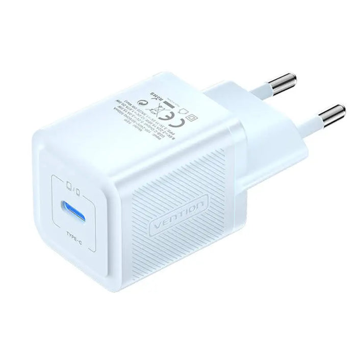 Адаптер Vention FEPL0-EU USB-C 20W GaN син