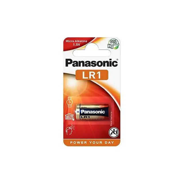 Алкална батерия PANASONIC LR1 /1 бр. в опаковка/ 1.5V