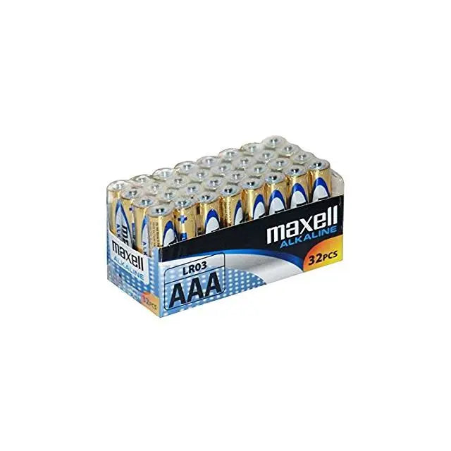 Алкални батерии MAXELL LR03 1,5V AAA 32 бр. pack