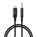 Аудио кабел Choetech USB-C към mini jack 3.5mm 1 метър черен