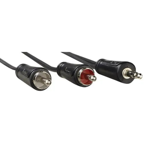 Аудио кабел HAMA 3.5 mm жак мъжко - 2 x