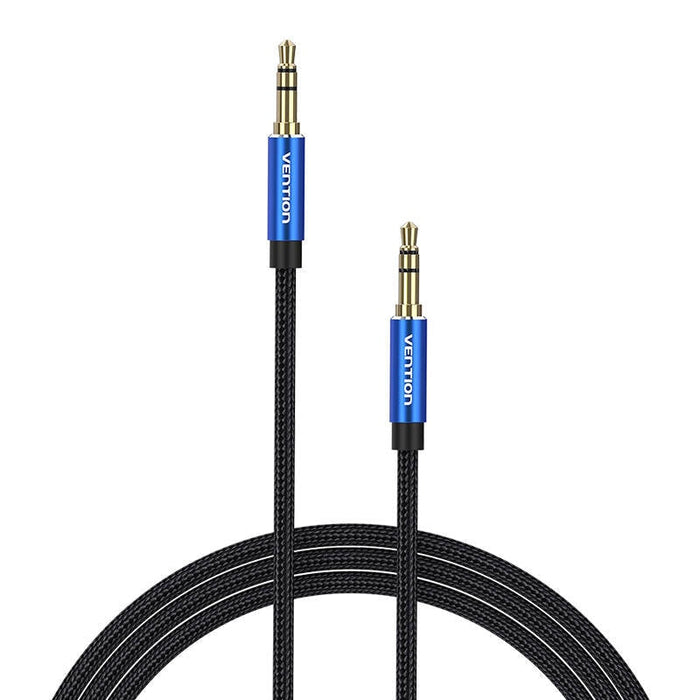 Аудио кабел Vention BAWLJ 3.5mm 5m син