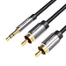 Аудио кабел Vention BCFBH 3.5mm мъжки към 2x RCA мъжки 2m