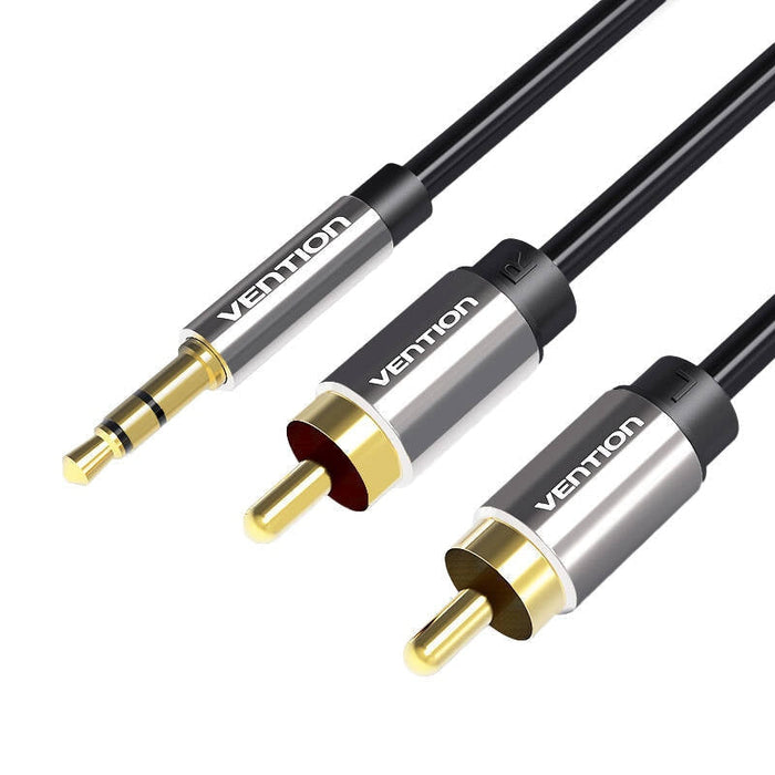 Аудио кабел Vention BCFBI 3.5mm мъжки към 2x RCA мъжки 3m