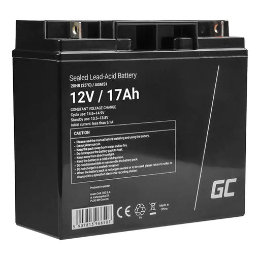 Батерия AGM VRLA Green Cell AGM51 12V 17Ah