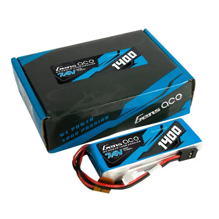 Батерия Gens ace 1400mAh 7.4V 2S1P LiPo battery