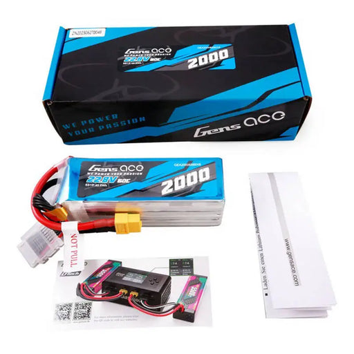 Батерия Gens ace 2000mAh 22.8V 60C 6S1P High Voltage