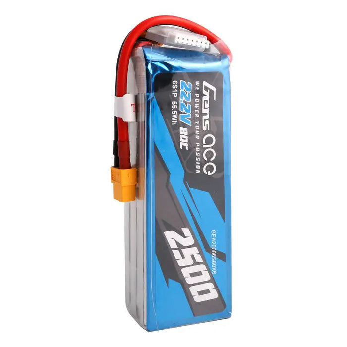 Батерия Gens ace 2500mAh 22.2V 80C 6S1P Lipo Battery