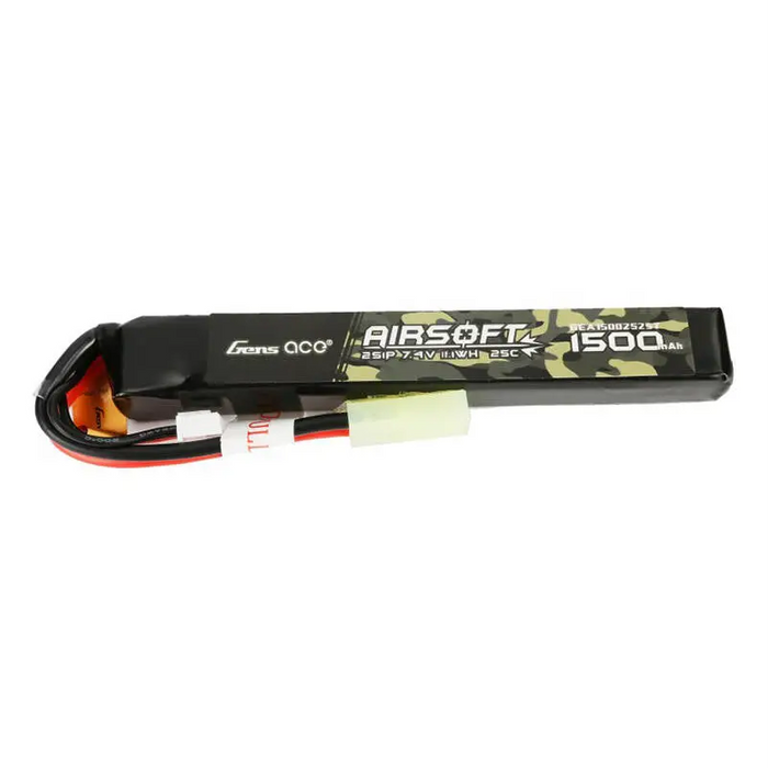 Батерия Gens ace 25C 1500mAh 2S1P 7.4V Airsoft Gun