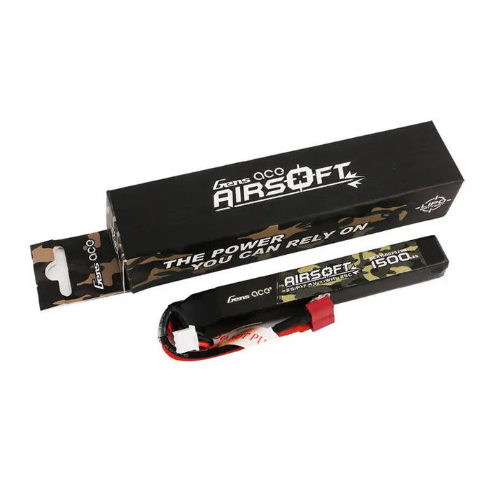 Батерия Gens ace 25C 1500mAh 2S1P 7.4V Airsoft Gun