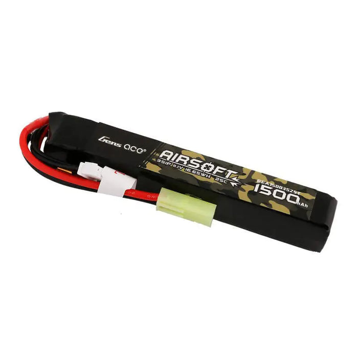 Батерия Gens ace 25C 1500mAh 3S1P 11.1V Airsoft Gun