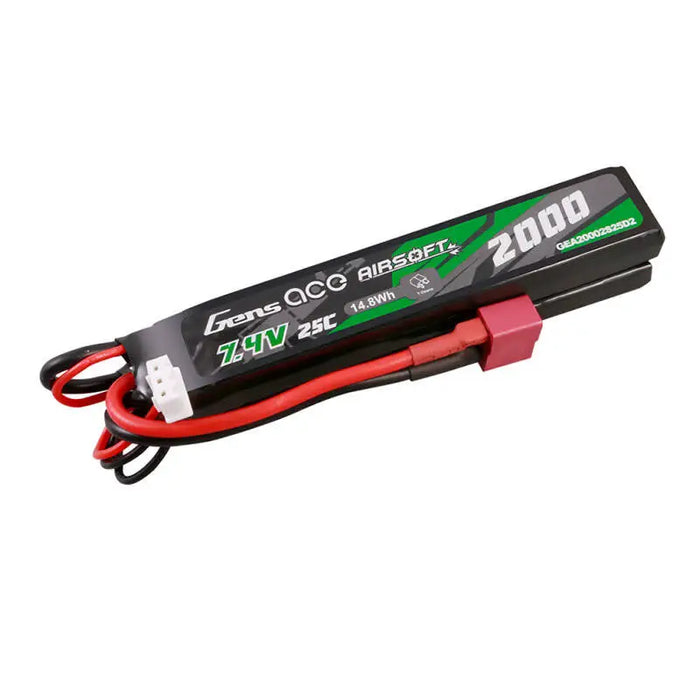 Батерия Gens ace 25C 2000mAh 2S2P 7.4V Saddle