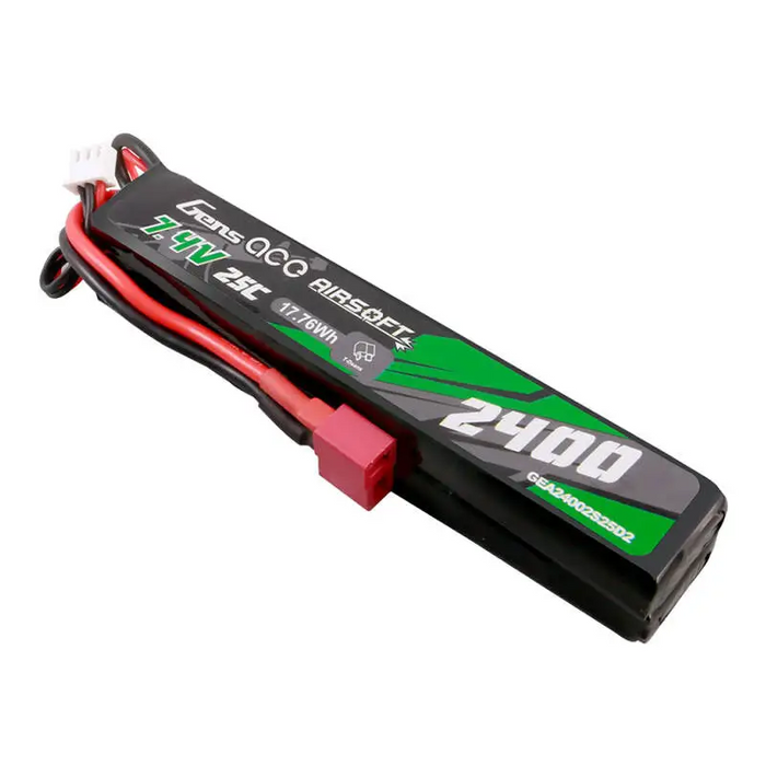 Батерия Gens ace 25C 2400mAh 2S2P 7.4V Saddle