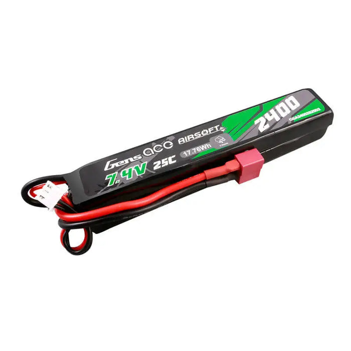 Батерия Gens ace 25C 2400mAh 2S2P 7.4V Saddle