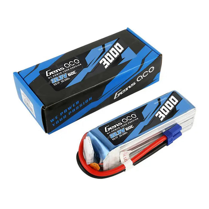 Батерия Gens ace 3000mAh 22.2V 60C 6S1P Lipo Battery