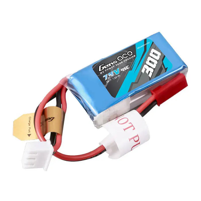 Батерия Gens ace 300mAh 7.4V 45C 2S1P Lipo Battery