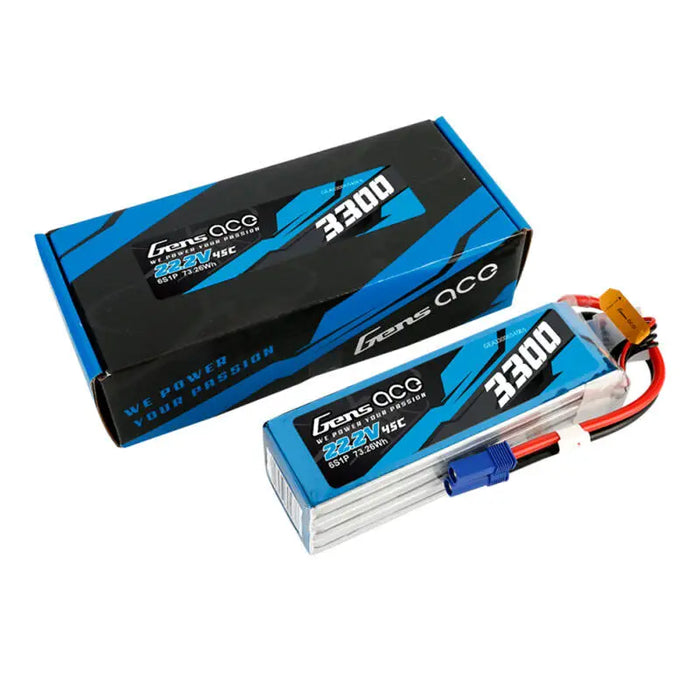 Батерия Gens ace 3300mAh 22.2V 45C 6S1P Lipo Battery