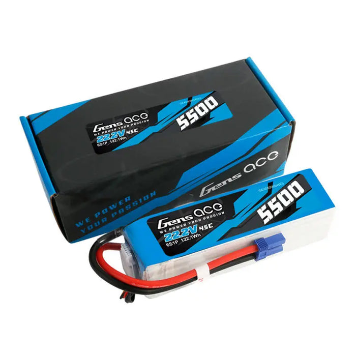 Батерия Gens ace 5500mAh Lipo 22.2V 45C 6S1P Model