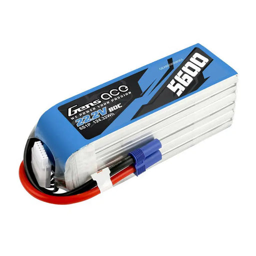 Батерия Gens ace 5600mAh 80C 22.2V 6S1P Lipo Battery