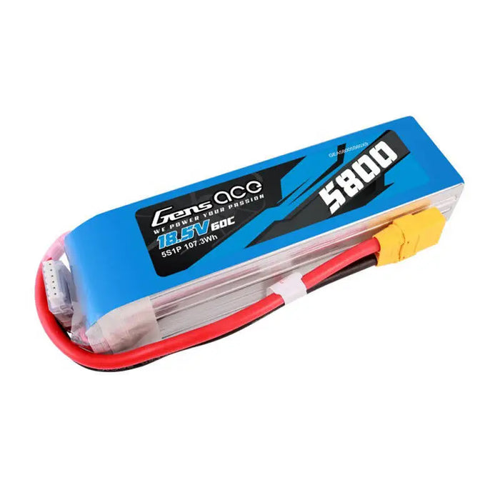 Батерия Gens ace 5800mAh 60C 18.5V 5S1P Lipo Battery