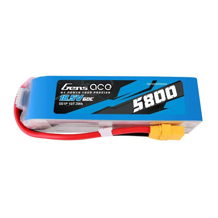 Батерия Gens ace 5800mAh 60C 18.5V 5S1P Lipo Battery