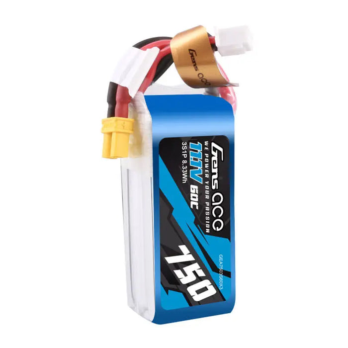 Батерия Gens ace 750mAH 11.1V 60C 3S1P Lipo battery