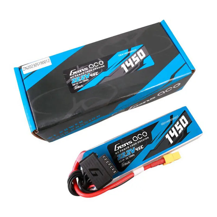 Батерия Gens Ace G-Tech 1450mAh 22.2V 45C 6S1P Lipo