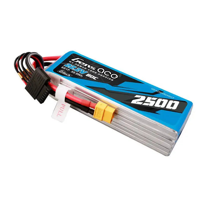 Батерия Gens Ace G-Tech 2500mAh 22.2V 80C 6S1P Lipo