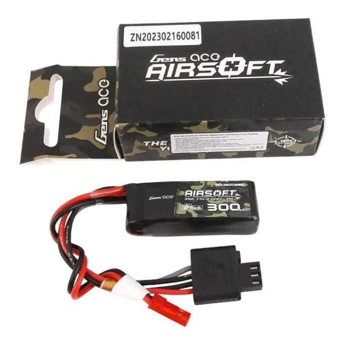 Батерия Gens Ace G-Tech 35C 300mAh 2S1P 7.4V Airsoft