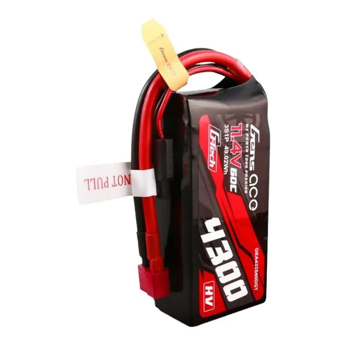 Батерия Gens Ace G-Tech 4300mAh 3S1P 11.4V 60C Lipo