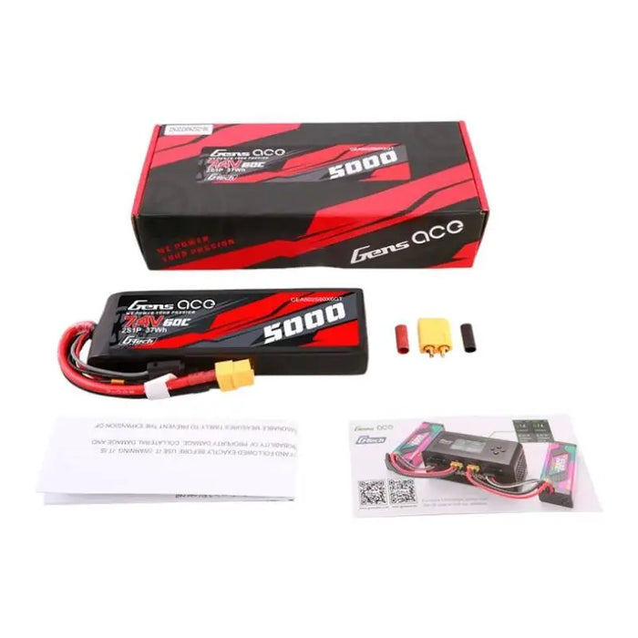 Батерия Gens ace G-Tech 5000mAh 7.4V 60C 2S1P Lipo