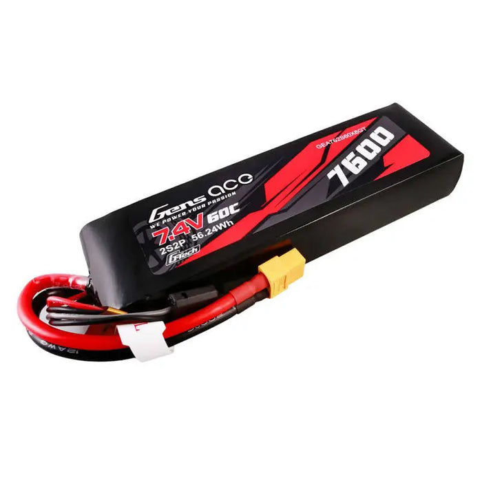 Батерия Gens ace G-Tech 7600mAh 7.4V 60C 2S2P Lipo