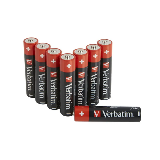 Батерия Verbatim ALKALINE BATTERY AAA 8 PACK (HANGCARD)