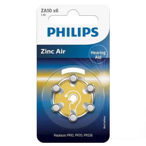 Батерия за слухов апарат PHILIPS ZA10B6A/00