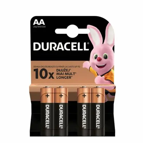 Батерии DURACELL (AA) LR6 Alkaline Basic (4