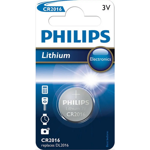 Батерии Philips CR2016/01B