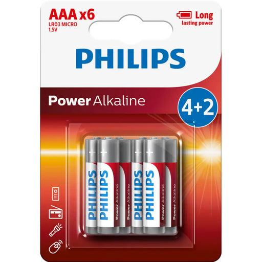 Батерии Philips LR03P6BP/10