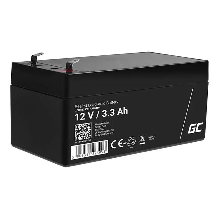 Батерия AGM VRLA Green Cell AGM41 12V 3.3Ah