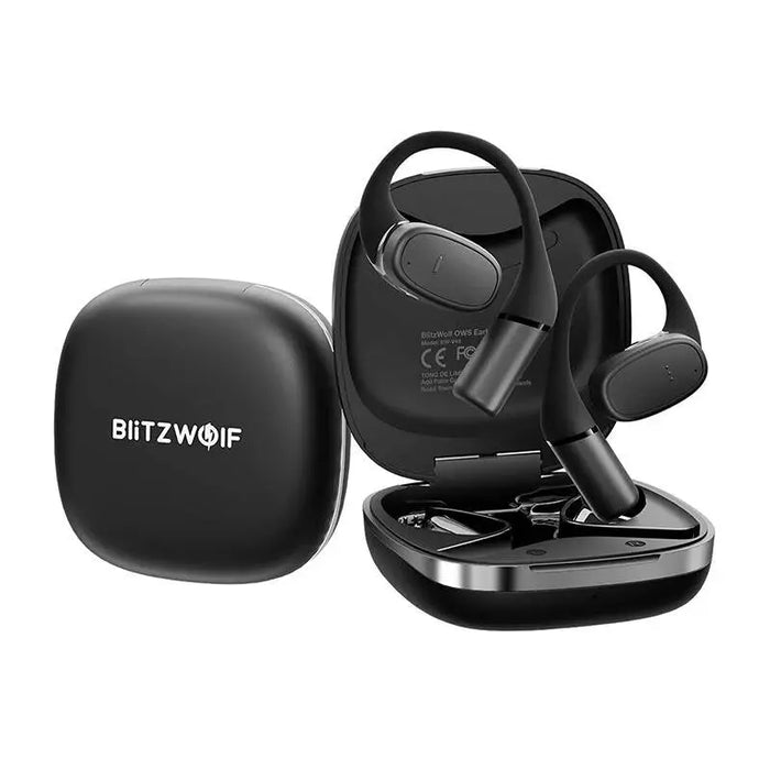 Безжични слушалки BlitzWolf BW-V49 Bluetooth 5.3 IP54 черни