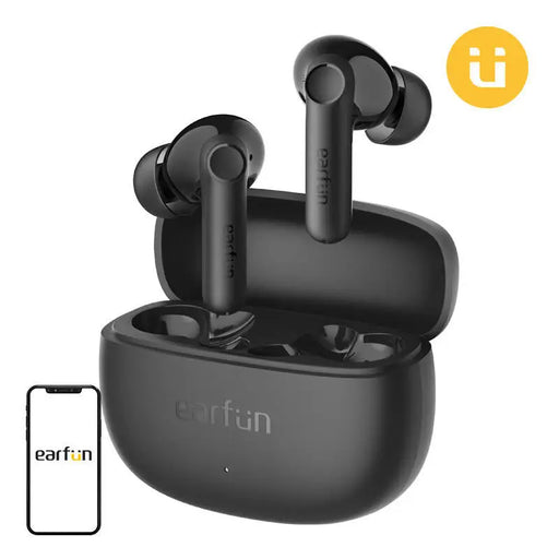 Безжични слушалки EarFun Air Bluetooth 5.4 IPX5 черни