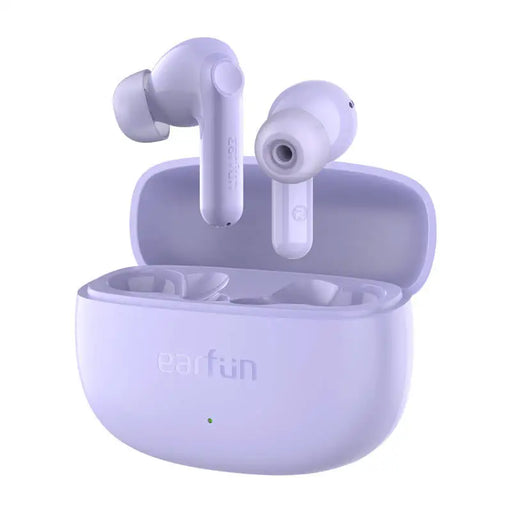 Безжични слушалки EarFun Air Bluetooth 5.4 IPX5 лилави