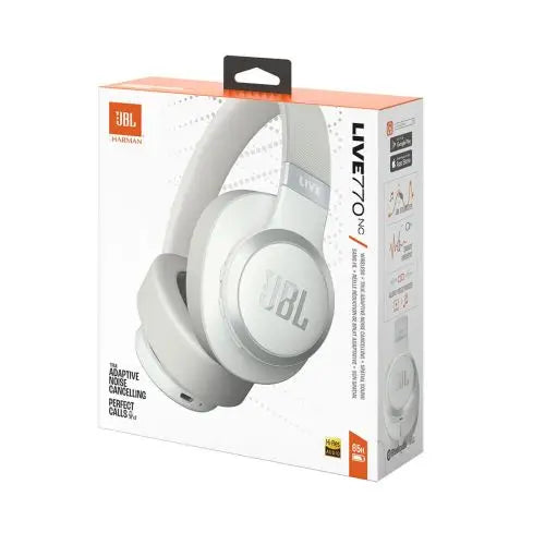 Безжични слушалки JBL LIVE 770NC Bluetooth 5.3 бели