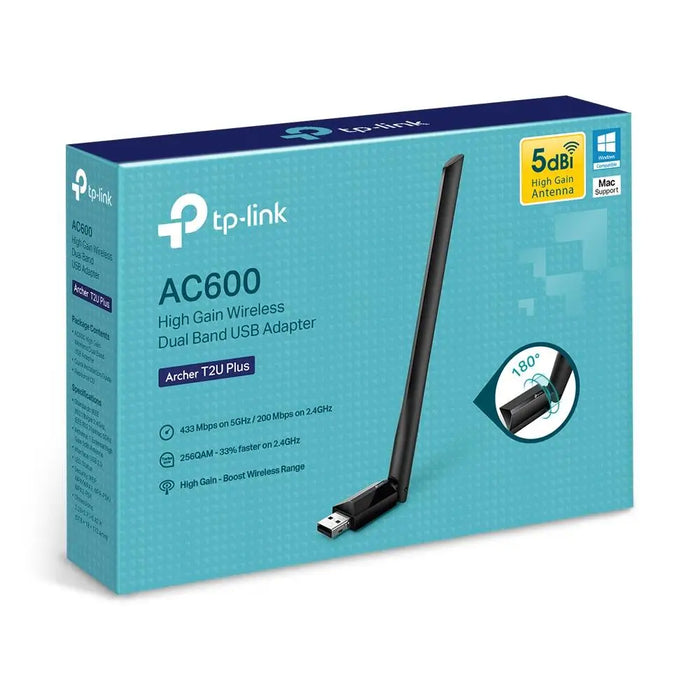 Безжичен адаптер TP-LINK Archer T2U PLUS