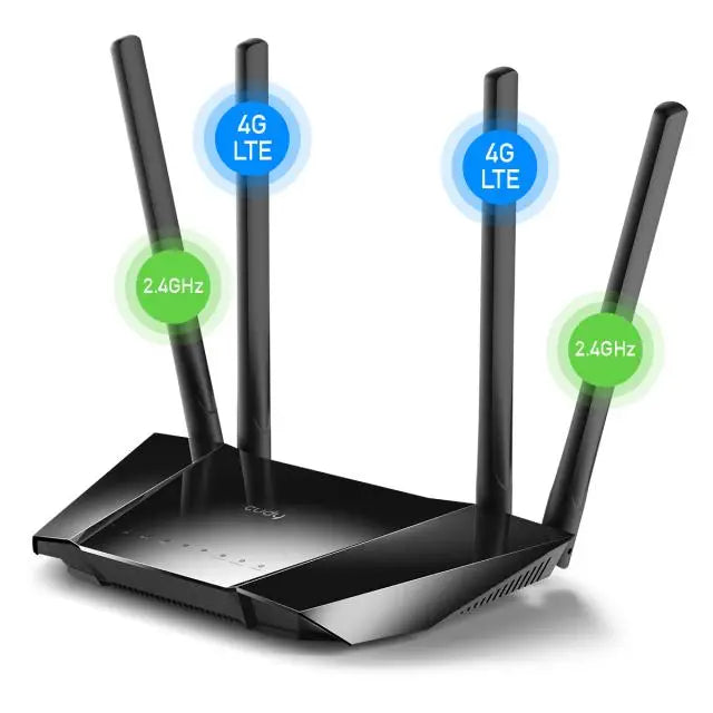 Безжичен рутер Cudy LT400 4G LTE 2.4GHz 300 Mbps 10/100