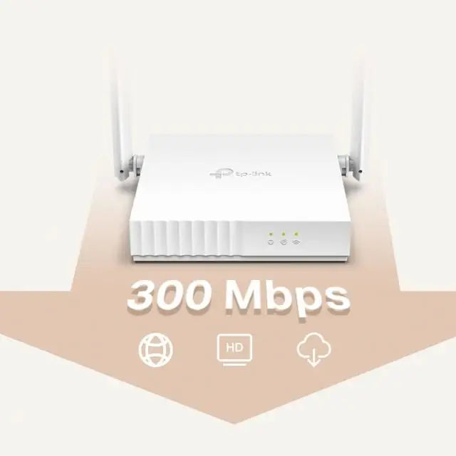 Безжичен рутер TP-LINK TL-WR820N 2.4 GHz 300Mbps 10/100