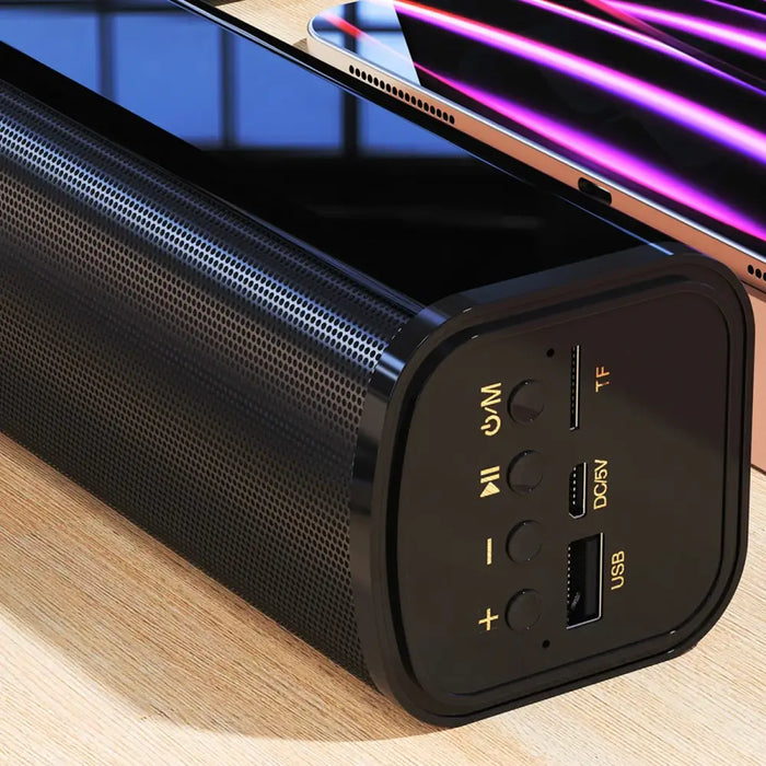 Безжична колонка Dudao Y2 + Bluetooth 5.0 2400mAh черна