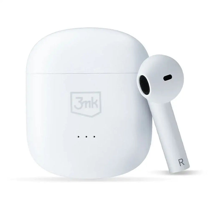 Безжични слушалки 3mk MovePods Bluetooth 5.3 бели
