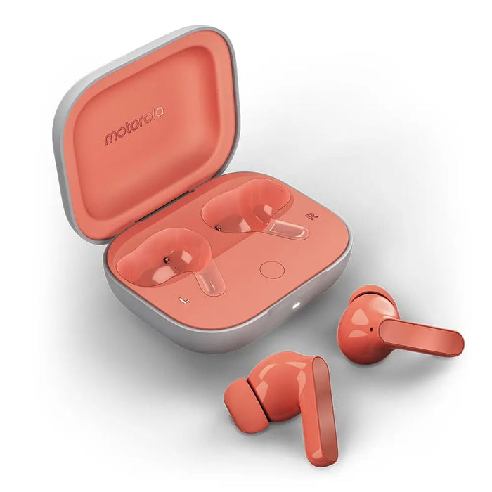 Безжични слушалки MOTOROLA MOTO BUDS Coral Peach